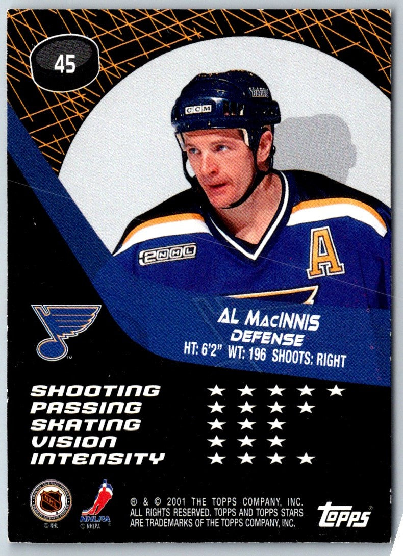 2000 Topps Stars Al MacInnis