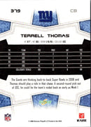 2008 Score Super Bowl XLIII Terrell Thomas