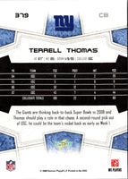 2008 Score Super Bowl XLIII Terrell Thomas #379