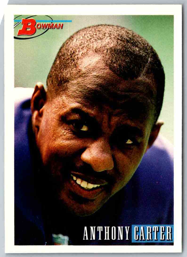 1993 Bowman Football Anthony Carter