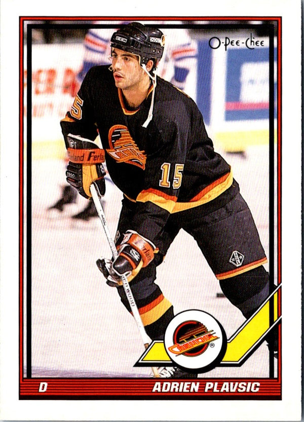 1991 O-Pee-Chee Adrien Plavsic #162