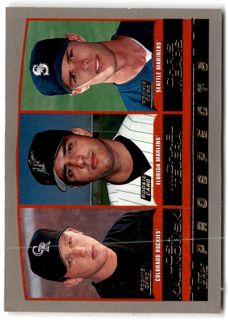 2000 Topps Chrome Josh Kalinowski/Michael Tejera/Chris Mears