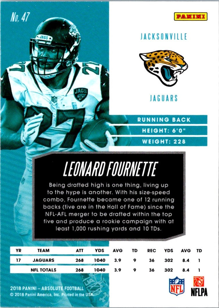 2018 Panini Absolute Leonard Fournette