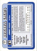 1990 Swell Baseball Greats Jimmy Foxx #101