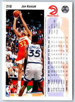1992 Upper Deck Jon Koncak #210