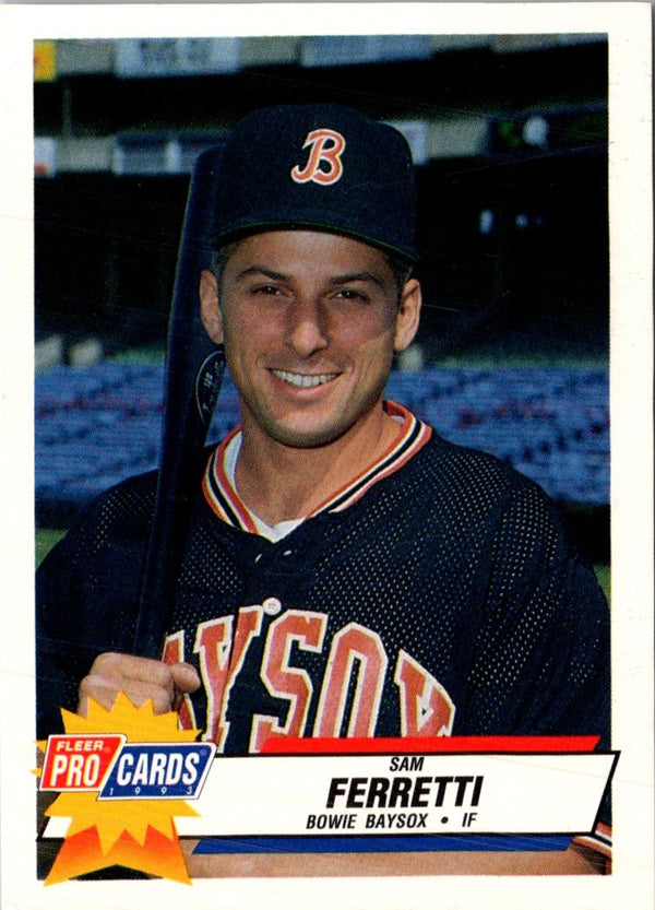 1992 Fleer ProCards Sam Ferretti #2561