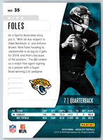 2019 Panini Absolute Nick Foles #35