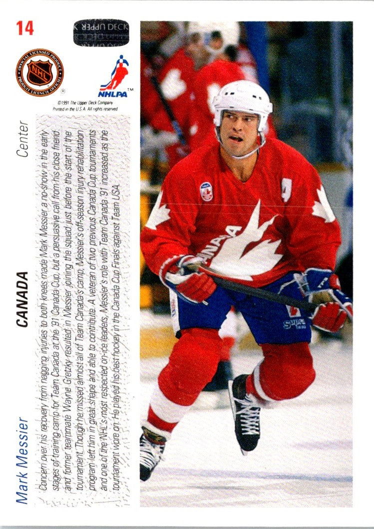 1991 Upper Deck Mark Messier