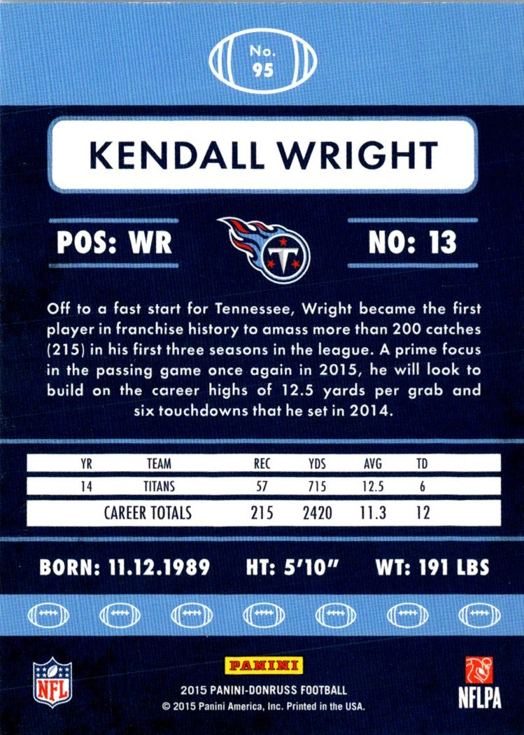 2015 Donruss Kendall Wright