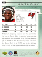2000 Upper Deck Reidel Anthony #203