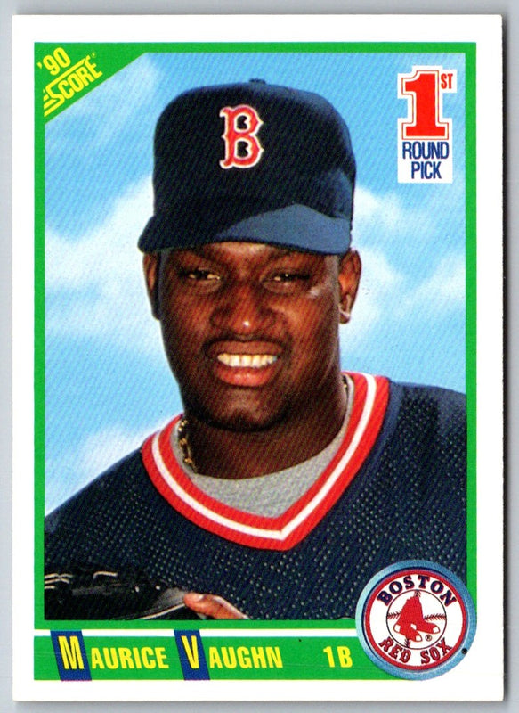 1990 Score Maurice Vaughn #675 Rookie