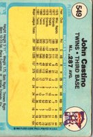 1982 Fleer John Castino #549