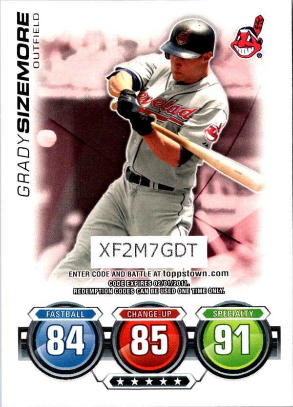 2010 Topps Attax Grady Sizemore #NNO