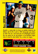 1995 Upper Deck Minors Future Stock Ben Grieve