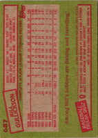 1985 Topps Bill Gullickson #687
