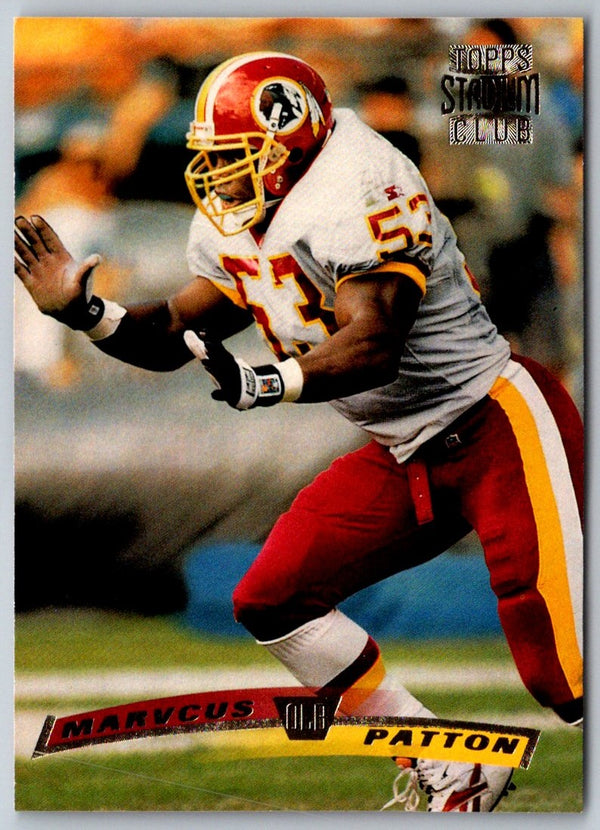 1996 Stadium Club Marvcus Patton #301