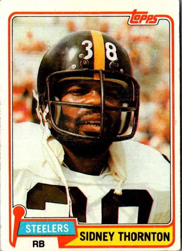 1981 Topps Sidney Thornton #61