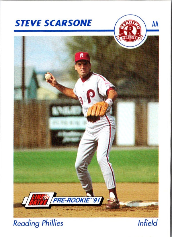 1991 Line Drive AA Steve Scarsone #518