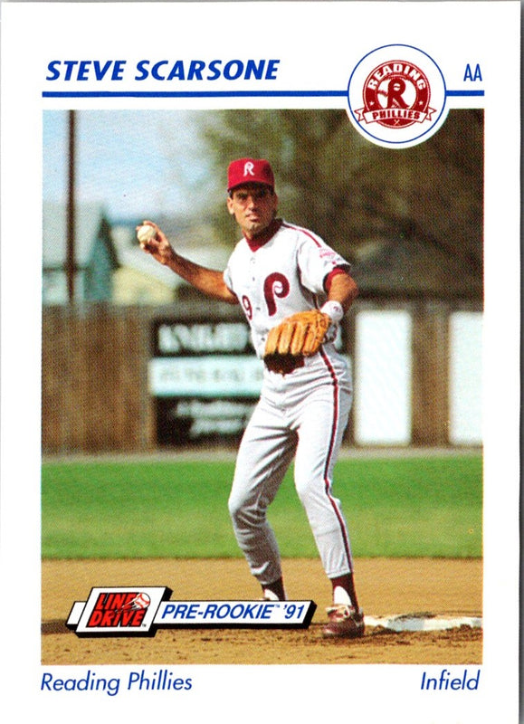 1991 Line Drive AA Steve Scarsone #518