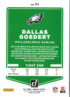 2021 Donruss Dallas Goedert #111