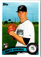 2011 Topps Brett Sinkbeil #117 Rookie