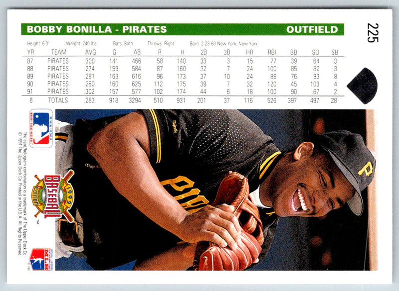 1992 Upper Deck Bobby Bonilla