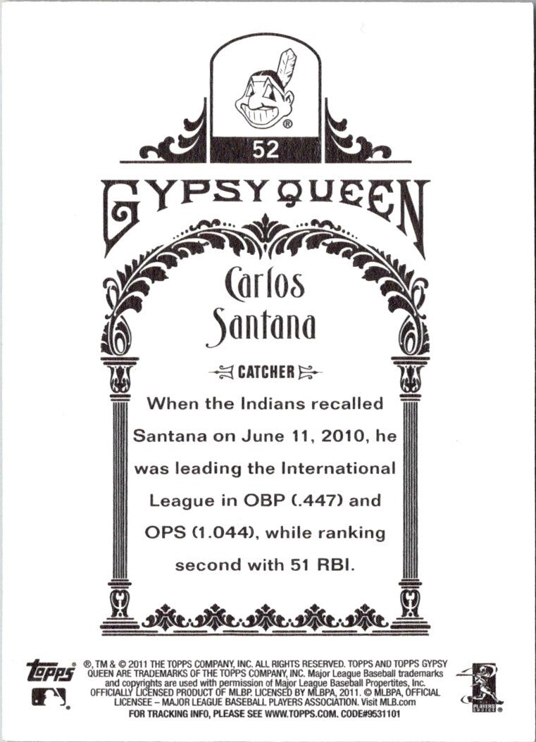 2011 Topps Gypsy Queen Carlos Santana