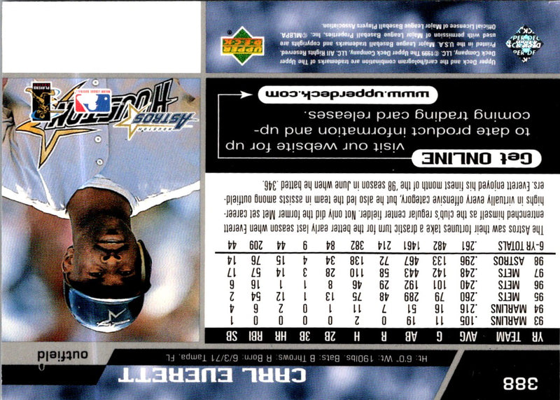 1999 Upper Deck Carl Everett