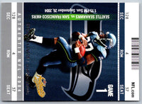2004 Fleer Authentix Shaun Alexander #21