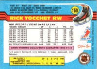 1991 O-Pee-Chee Rick Tocchet #160