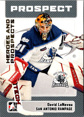 2006 In The Game Heroes and Prospects David LeNeveu #52