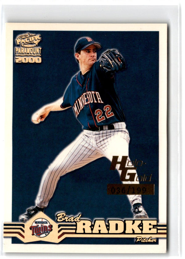 2000 Pacific Paramount Brad Radke #137