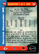 1998 Collector's Edge Odyssey Derrick Alexander