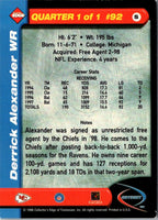 1998 Collector's Edge Odyssey Derrick Alexander #92