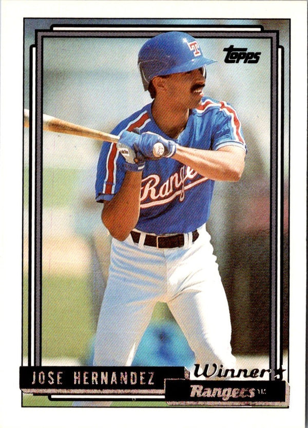 1992 Topps Gold Winners Jose Hernandez #237