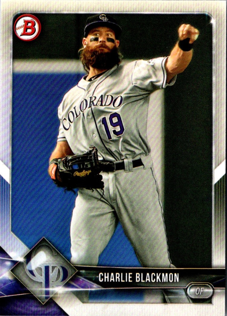 2018 Bowman Charlie Blackmon