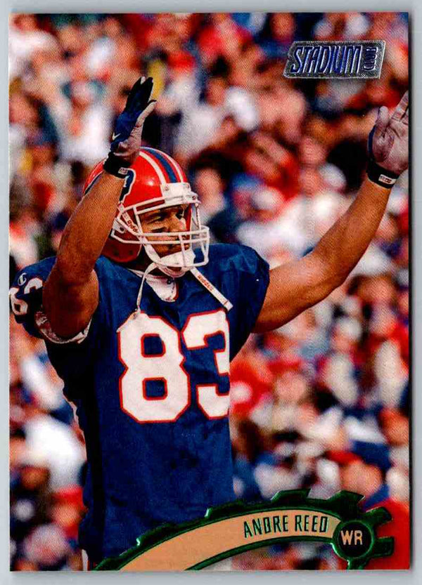 1997 Topps Stadium Club Football Andre Reed #329