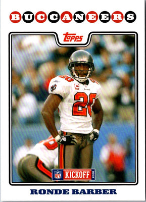 2008 Topps Kickoff Ronde Barber #164