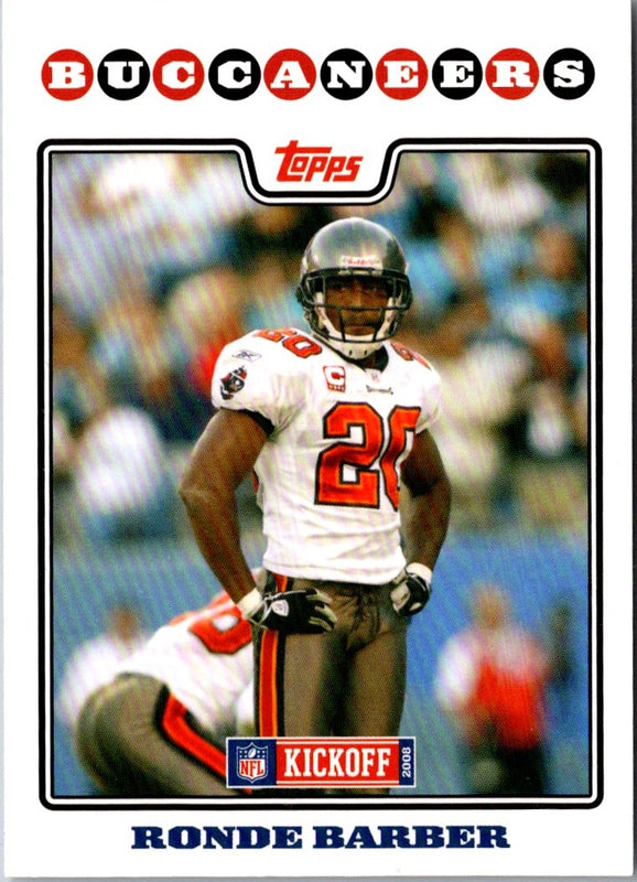 2008 Topps Kickoff Ronde Barber #164