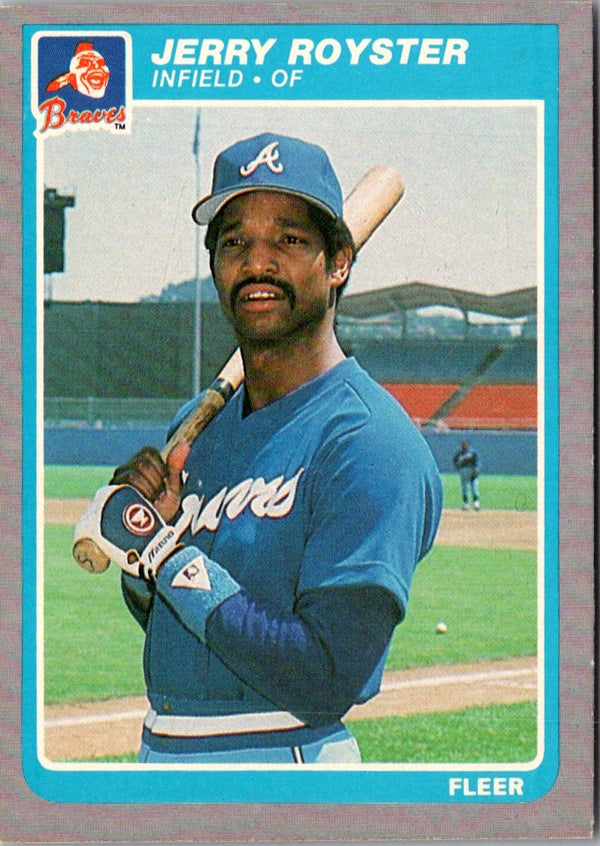 1985 Fleer Jerry Royster #340