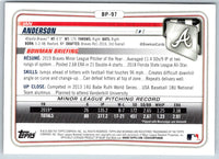 2020 Bowman Prospects Ian Anderson #BP-97