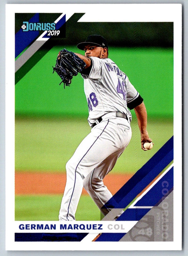 2019 Donruss German Marquez #195