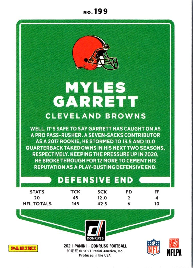 2021 Donruss Myles Garrett