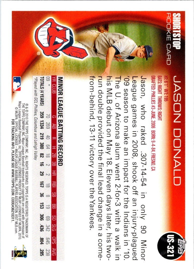 2010 Topps Update Jason Donald