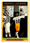1996 Collector's Choice Season to Remember Blow-ups Kordell Stewart