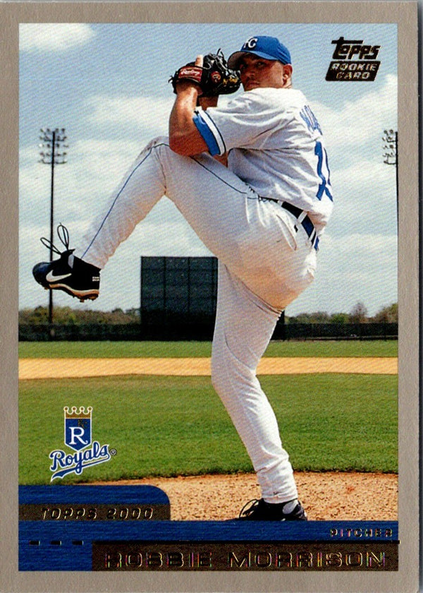 2000 Topps Traded & Rookies Robbie Morrison #T5 Rookie