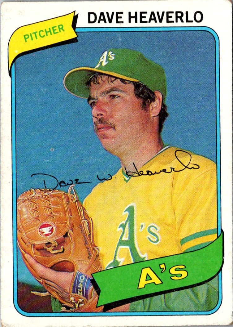 1980 Topps Dave Heaverlo