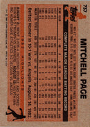 1983 Topps Mitchell Page