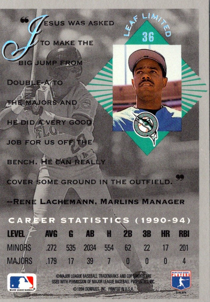 1994 Leaf Limited Jesus Tavarez