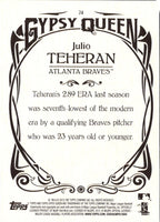 2015 Topps Gypsy Queen Julio Teheran #74
